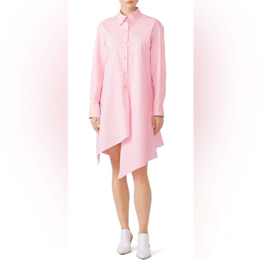 Jil Sander Navy Rosa Shirtdress Size US 6